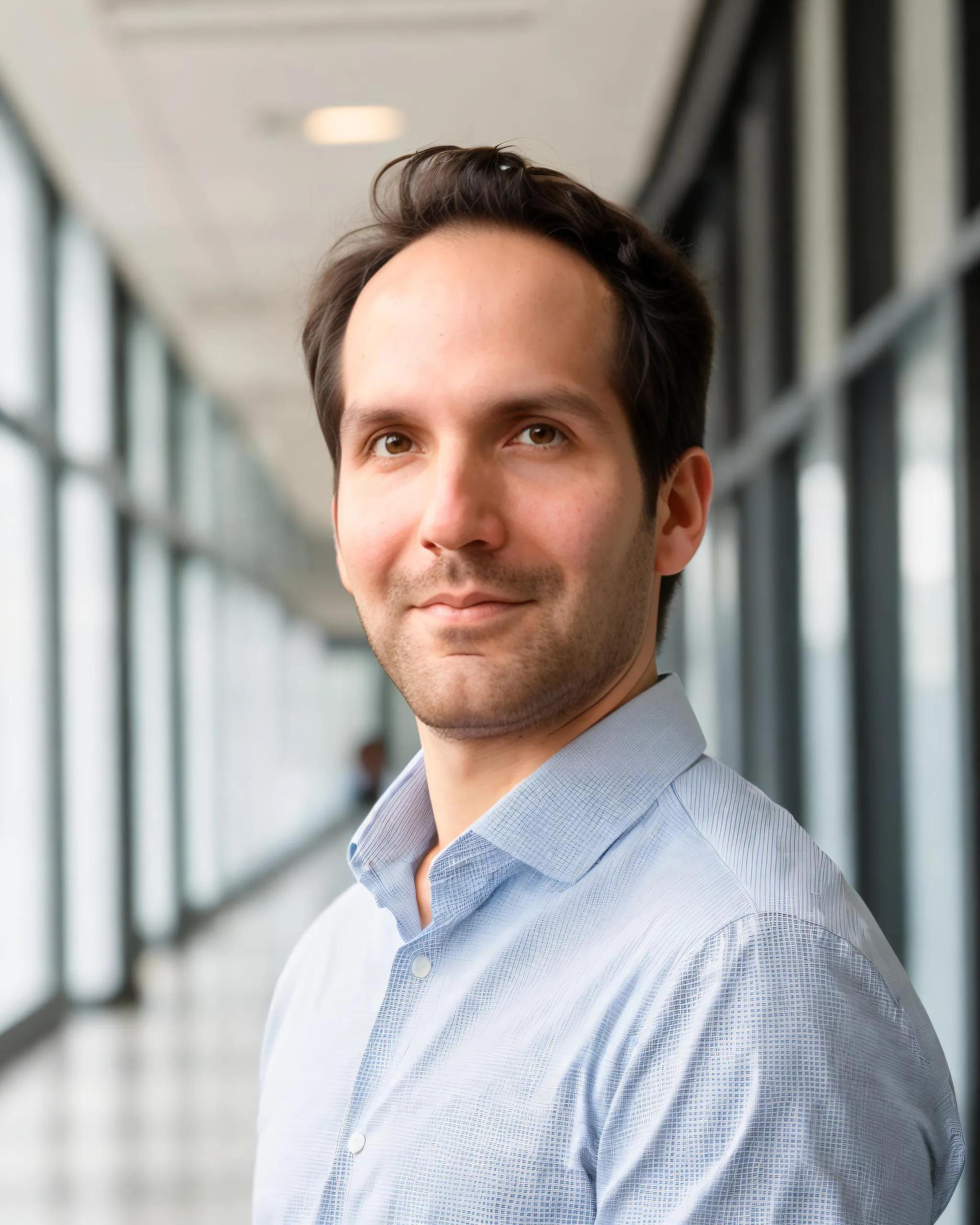 Retrato corporativo generado con IA