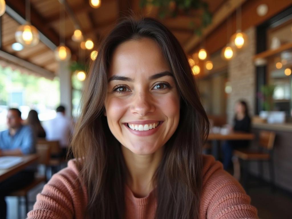 Foto de usuarios antes de ser procesada por inteligencia artificial para generar una imagen profesional