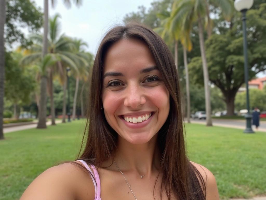 Foto de usuarios antes de ser procesada por inteligencia artificial para generar una imagen profesional